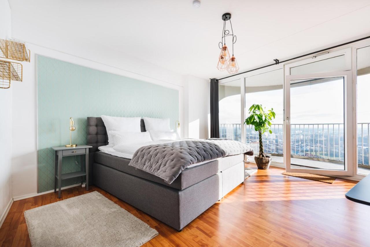 Great City View I 26 Floor I Netflix And Boxspringbed Augsburg Luaran gambar