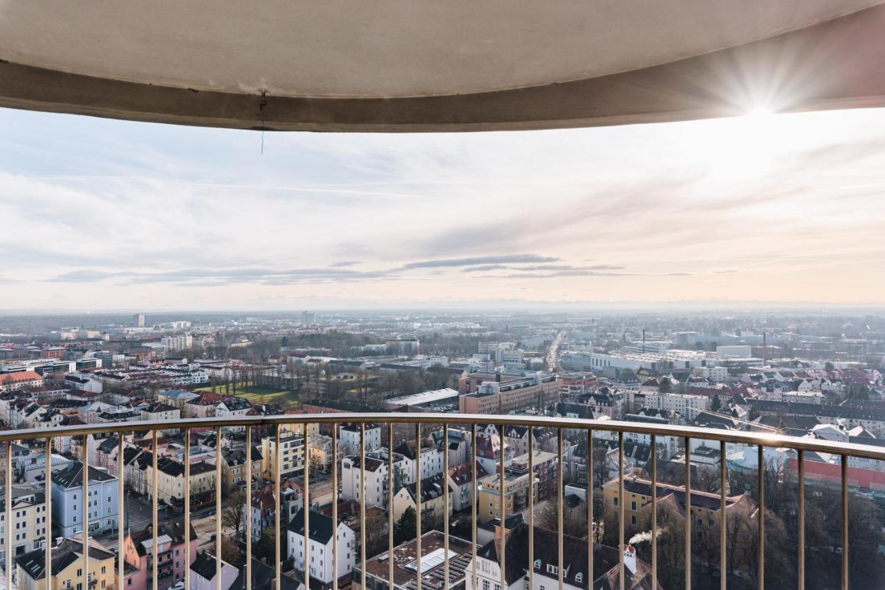 Great City View I 26 Floor I Netflix And Boxspringbed Augsburg Luaran gambar
